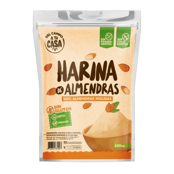 HARINA DE ALMENDRAS - Harina de almendras 250gr