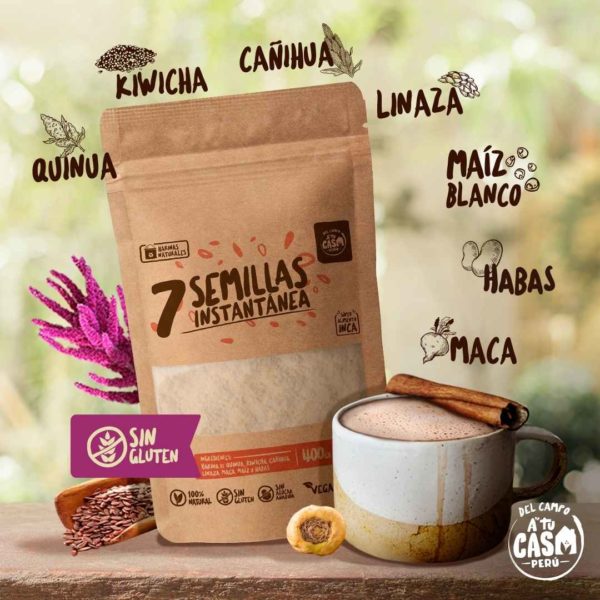 PRODUCTOS FONDO BLANCO 20 - Harina 7 semillas instantanea 400gr