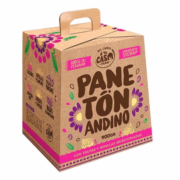 81 - Panetón andino con stevia 900gr