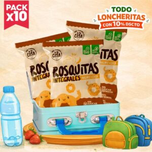 Pack rosquitas de yogurt y coco 10und