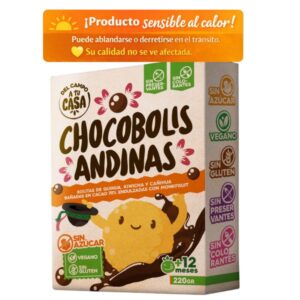 Chocobolis andinas sin azucar 220gr