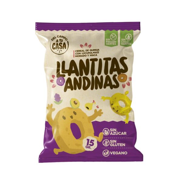 Llantitas andinas sin azucar 15gr