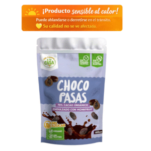Choco pasas sin azucar 60gr