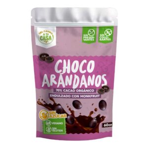 Choco arandano sin azucar 60gr