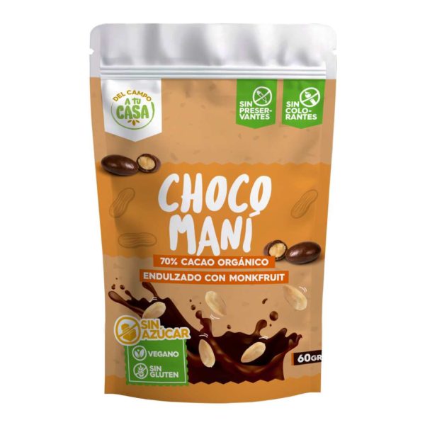 CHOCO MANI - Choco mani sin azucar 60gr