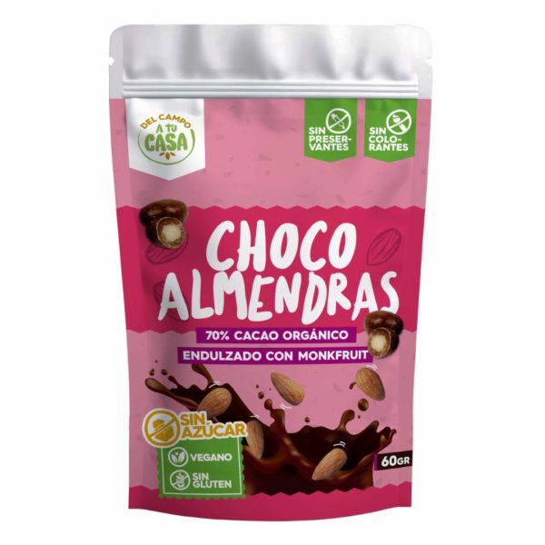 choco banados 1 - Choco almendras sin azucar 60gr