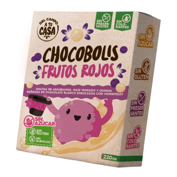 chocobolis FR - Chocobolis frutos rojos 220gr