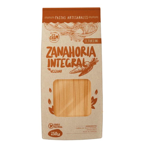 PASTA ZANAHORIA - Pasta integral zanahoria 250gr