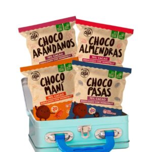 Pack choco bañados 4und