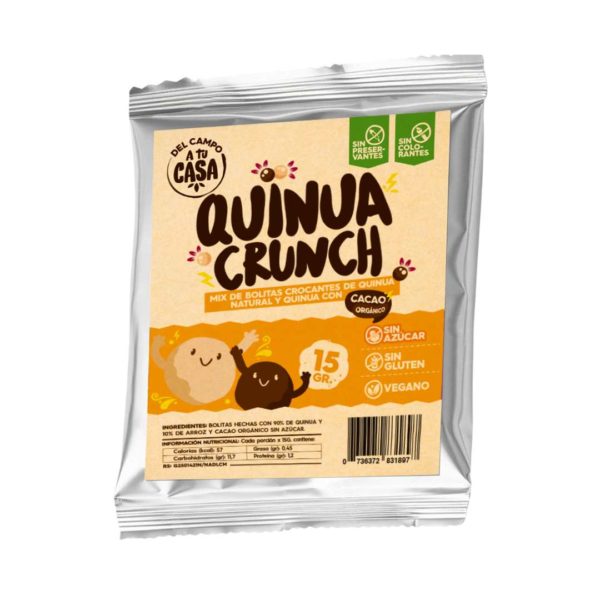 QUINUA CRUNCH 15GR - Quinua crunch cacao 15gr