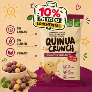 Quinua crunch frutos rojos 15gr