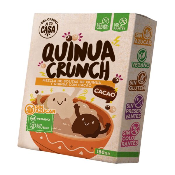 Quinua crunch cacao 180gr