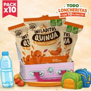 Pack infladito camotito zanahorita 10und