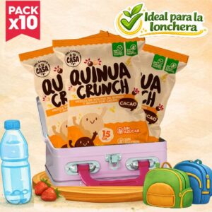 Pack quinua crunch cacao 10und