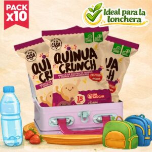 Pack quinua crunch frutos rojos 10und