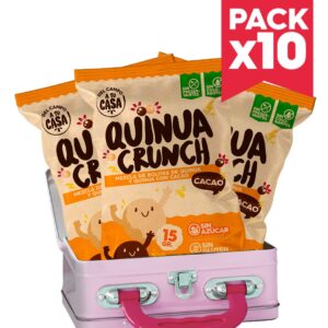 Pack quinua crunch cacao 10und