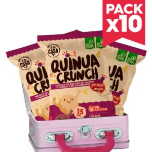 Pack quinua crunch frutos rojos 10und