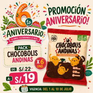 Pack chocobolis andinas 6und