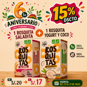 x2 Rosquita saladita + coco